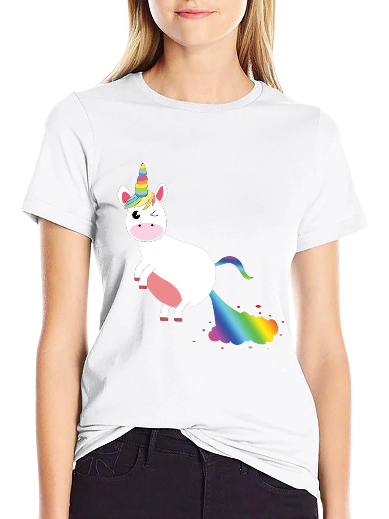 Funny Unicorn Rainbow T-Shirt