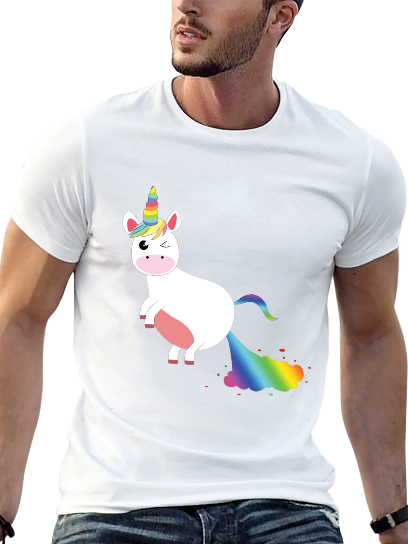 Funny Unicorn Rainbow T-Shirt