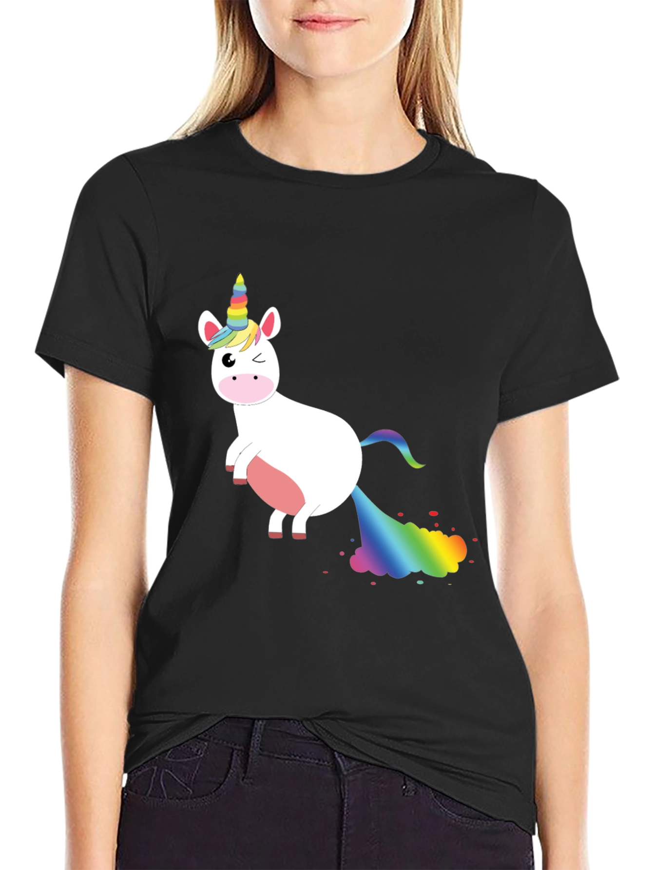 Funny Unicorn Rainbow T-Shirt