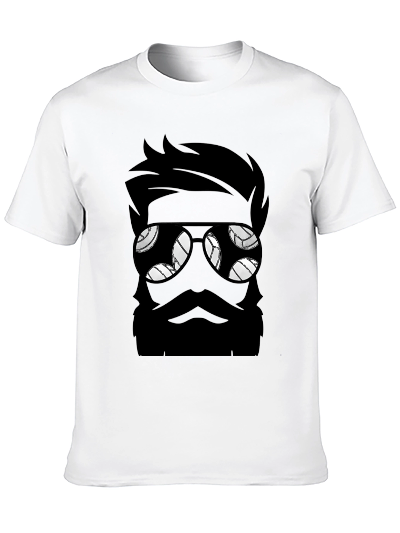 Bearded Volleyball Fan T-Shirt