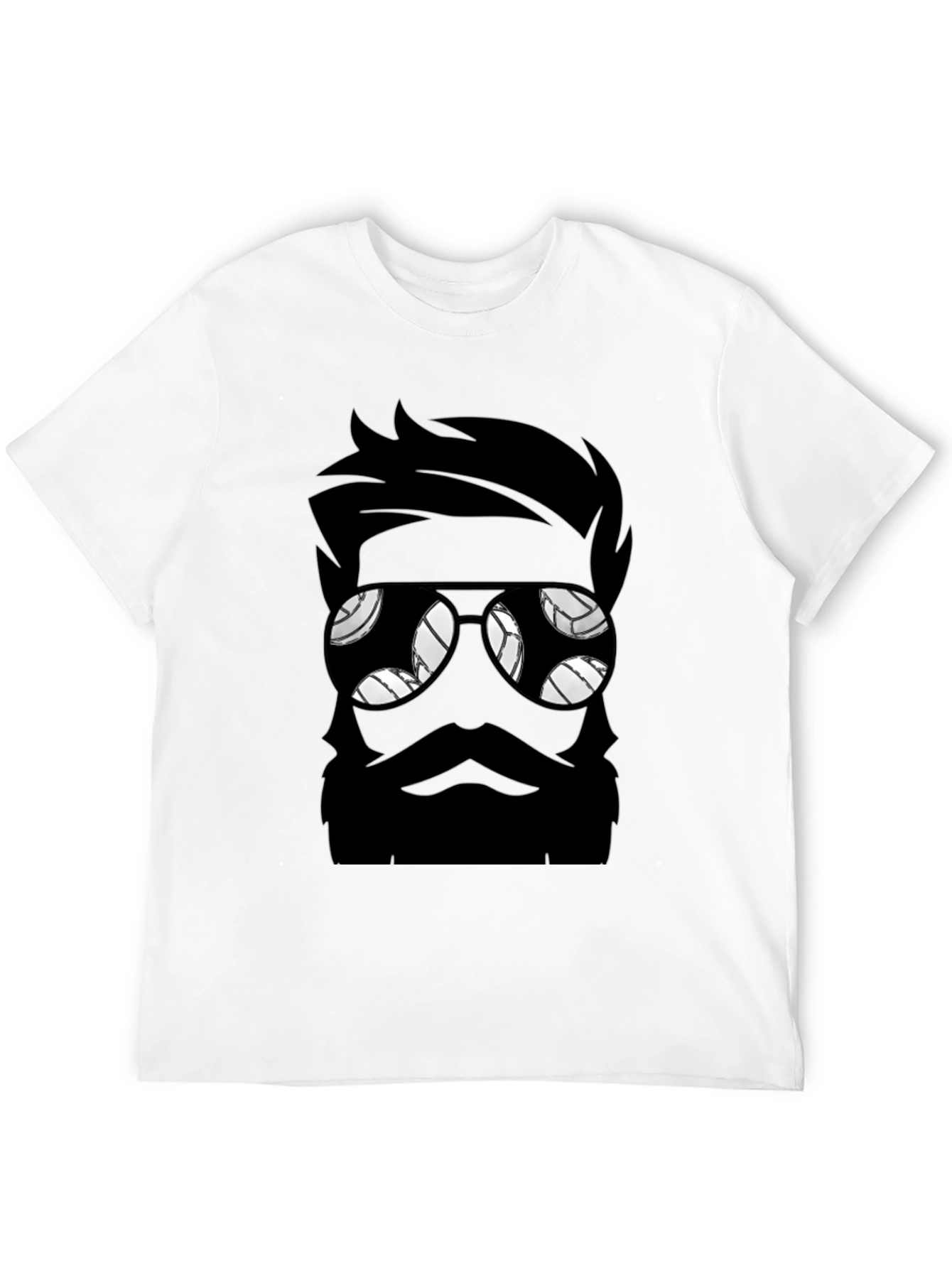 Bearded Volleyball Fan T-Shirt