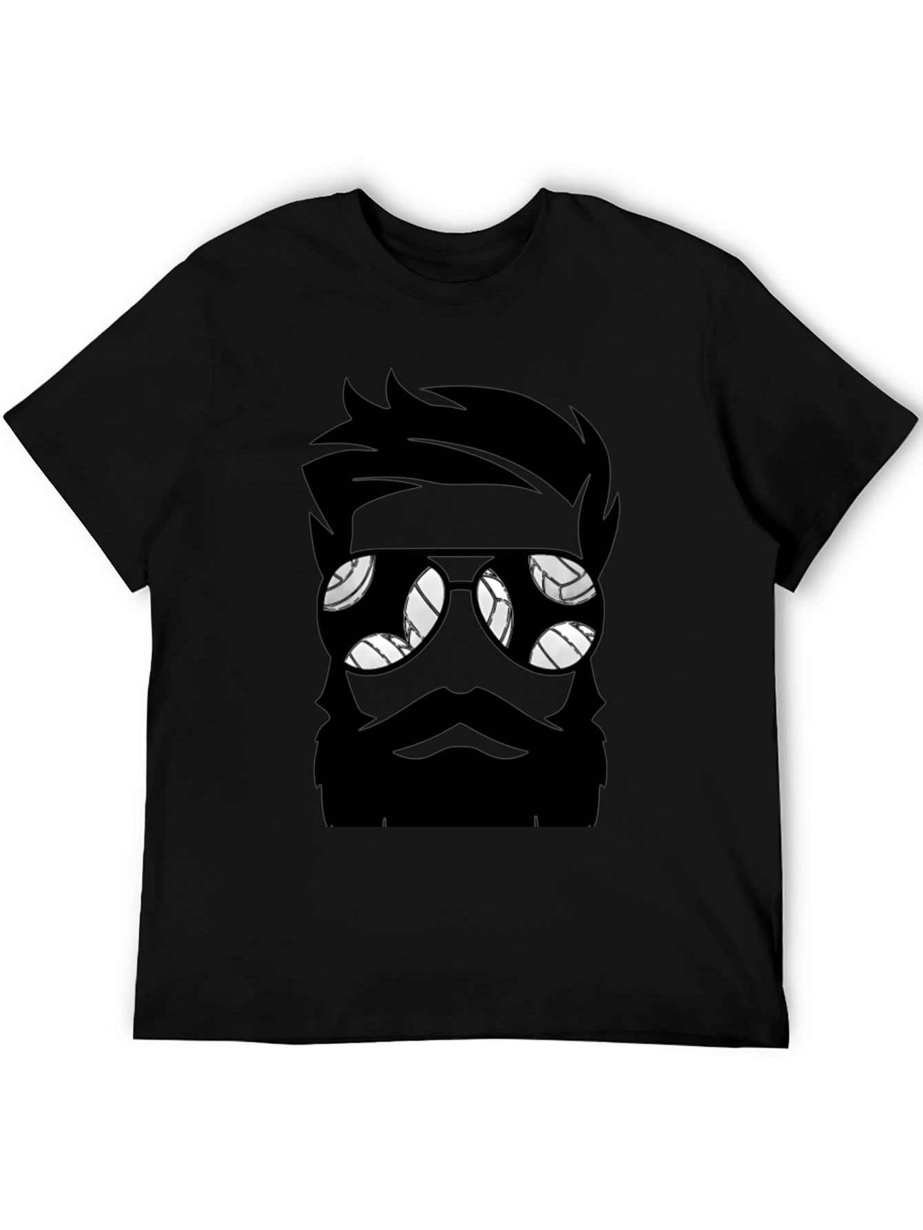 Bearded Volleyball Fan T-Shirt