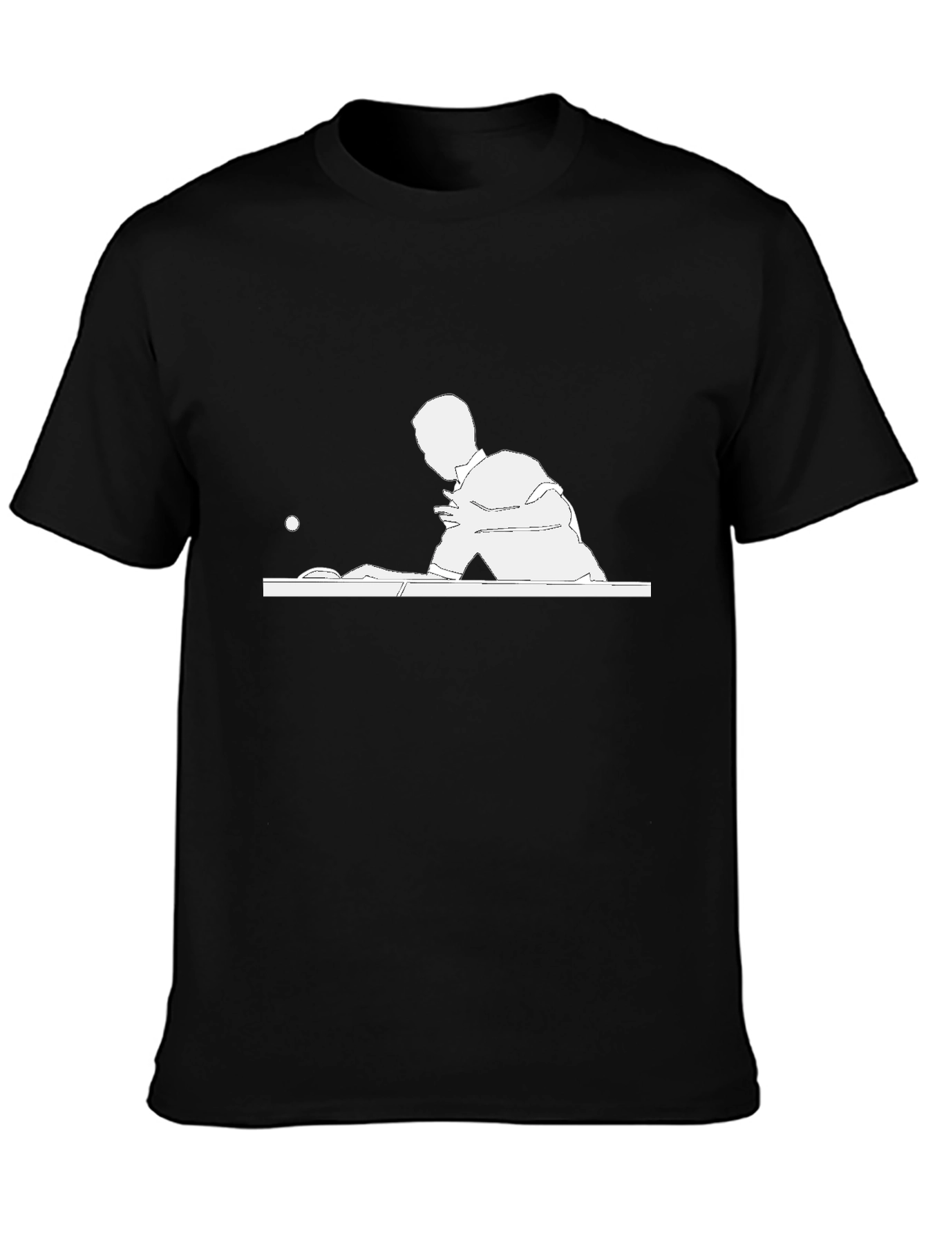 Pool Player T-Shirt - Black