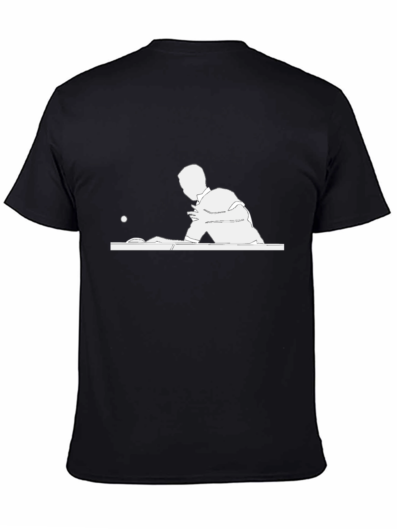 Pool Player T-Shirt - Black