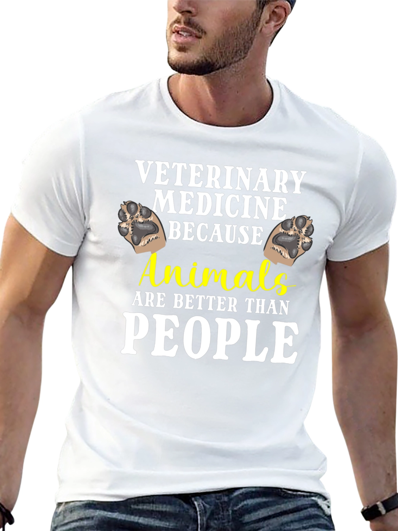 Veterinary Medicine Animals Better Than People T-Shirt