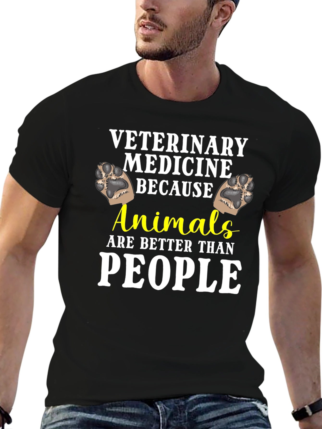 Veterinary Medicine Animals Better Than People T-Shirt