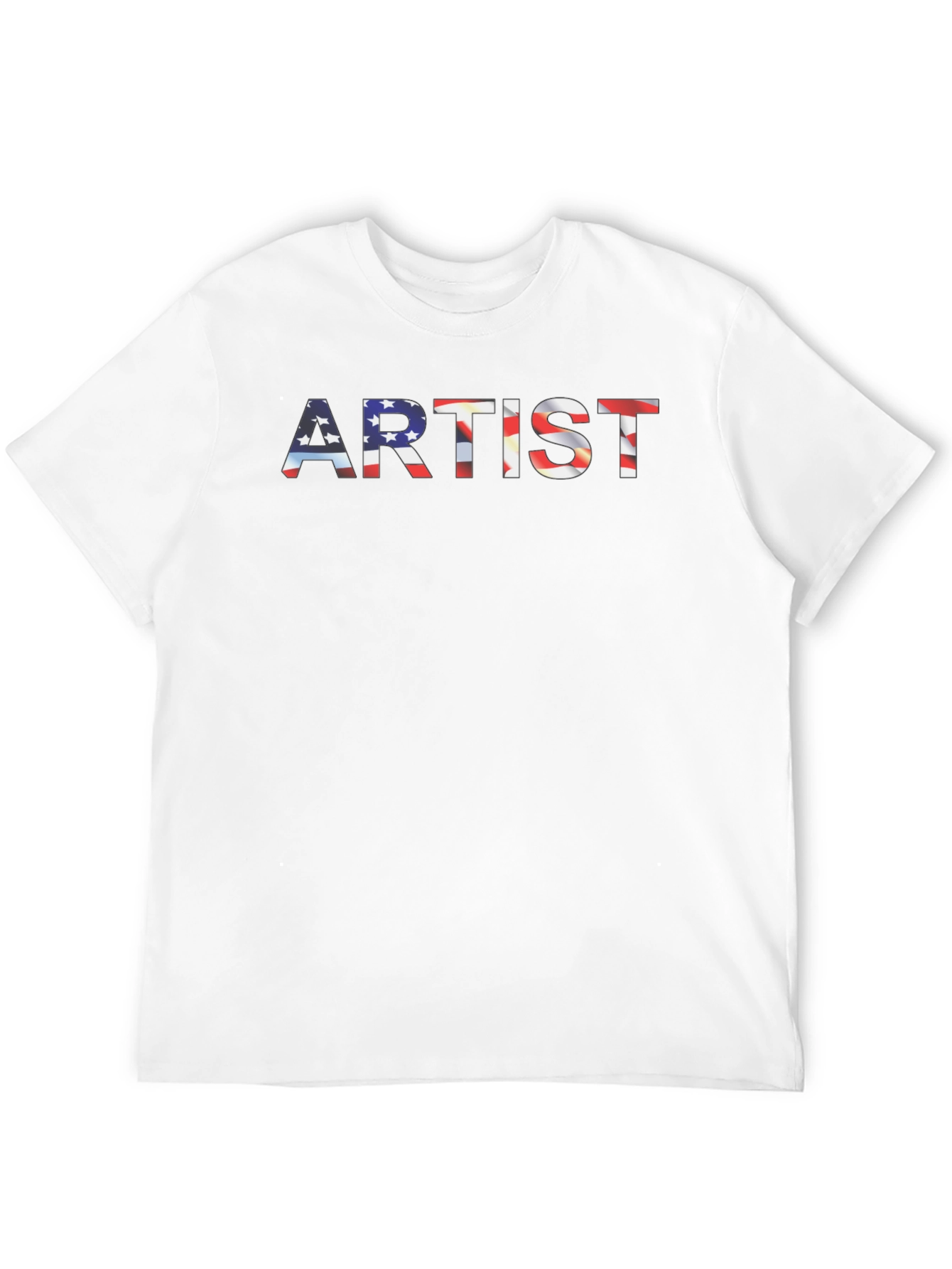 American Flag Artist Graphic Tee