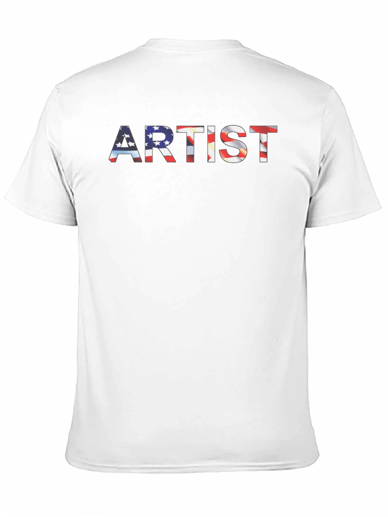 American Flag Artist Graphic Tee