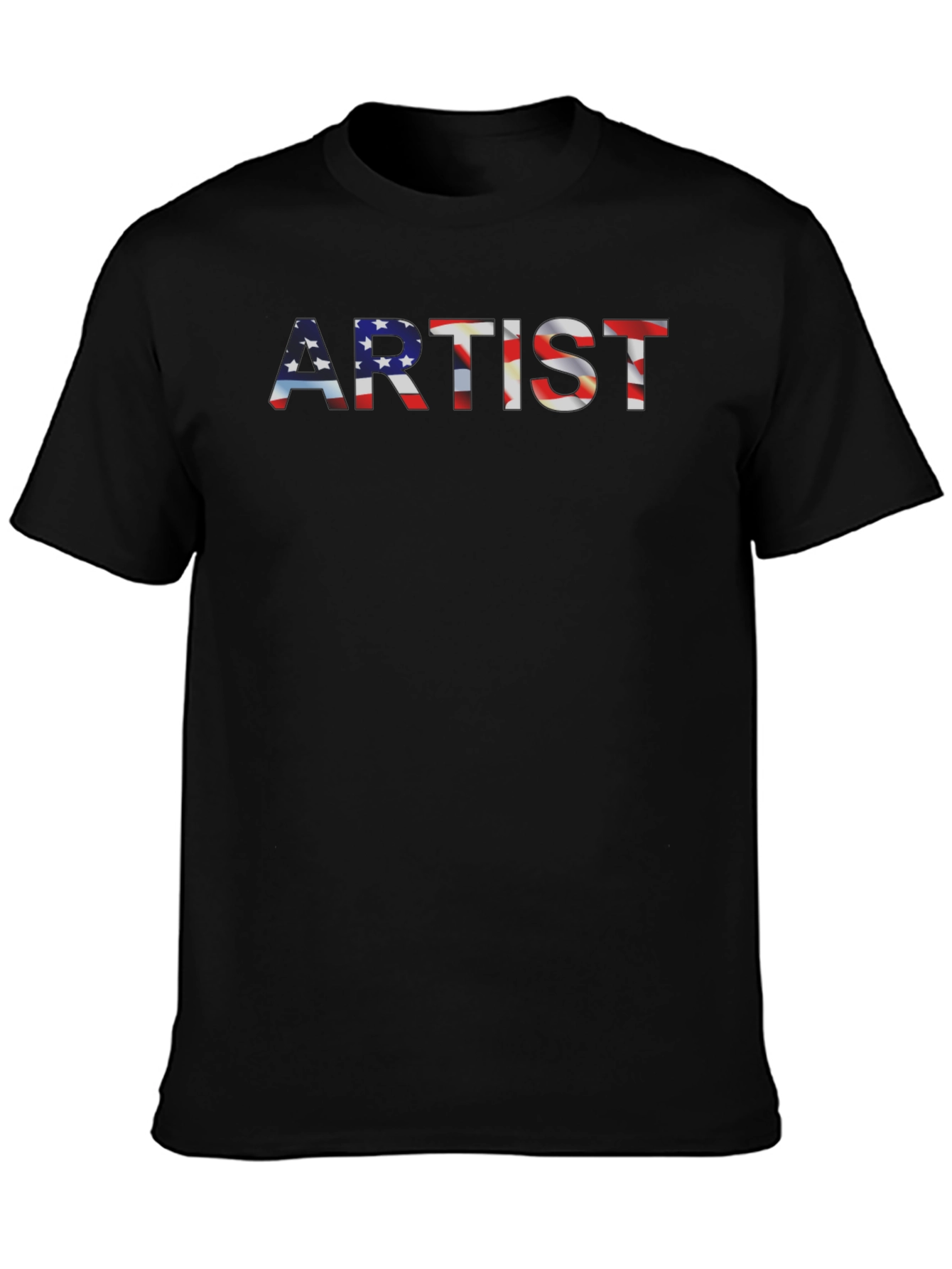 American Flag Artist Graphic Tee