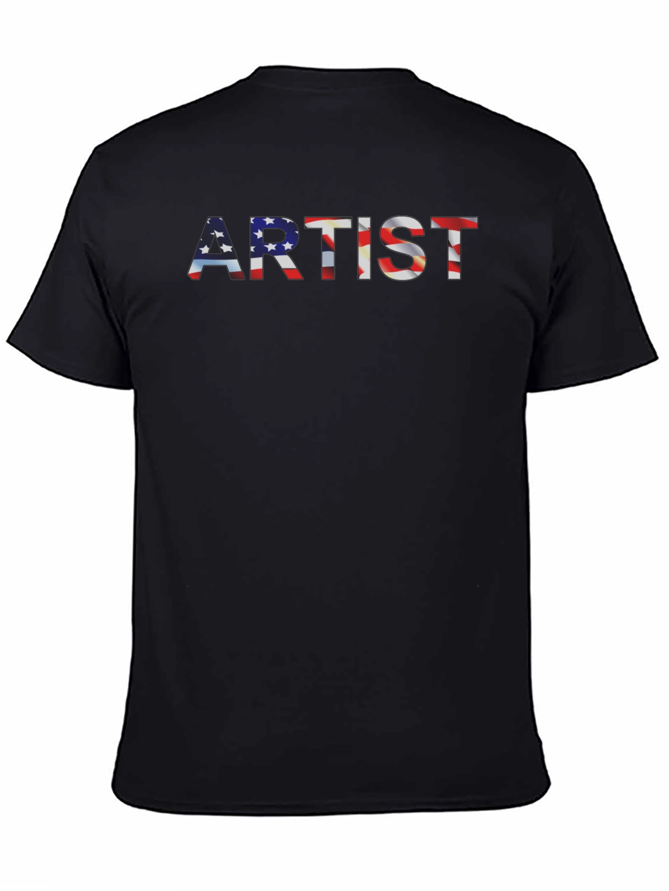 American Flag Artist Graphic Tee