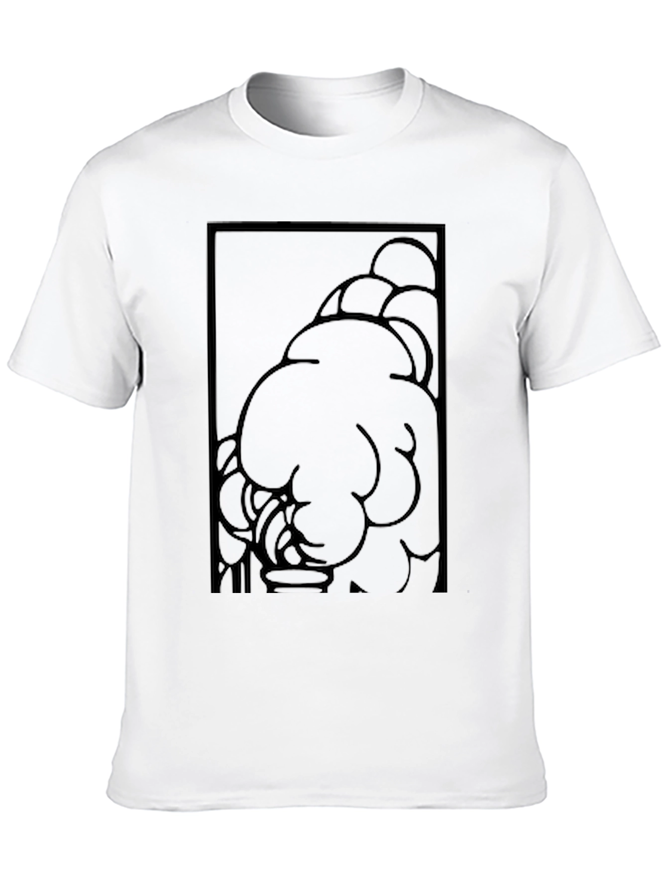 Graphic Print Black T-Shirt