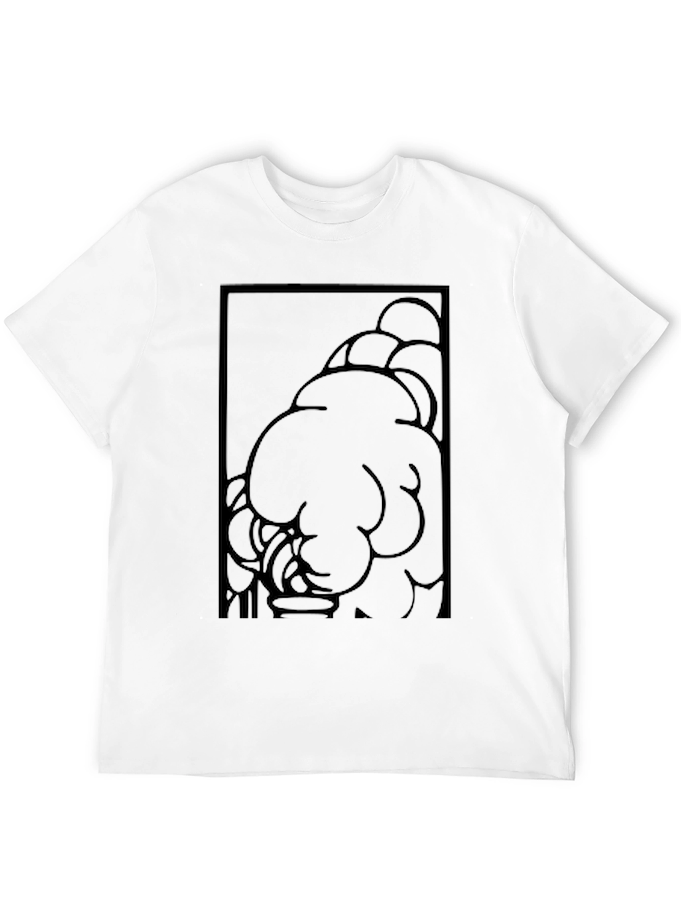 Graphic Print Black T-Shirt