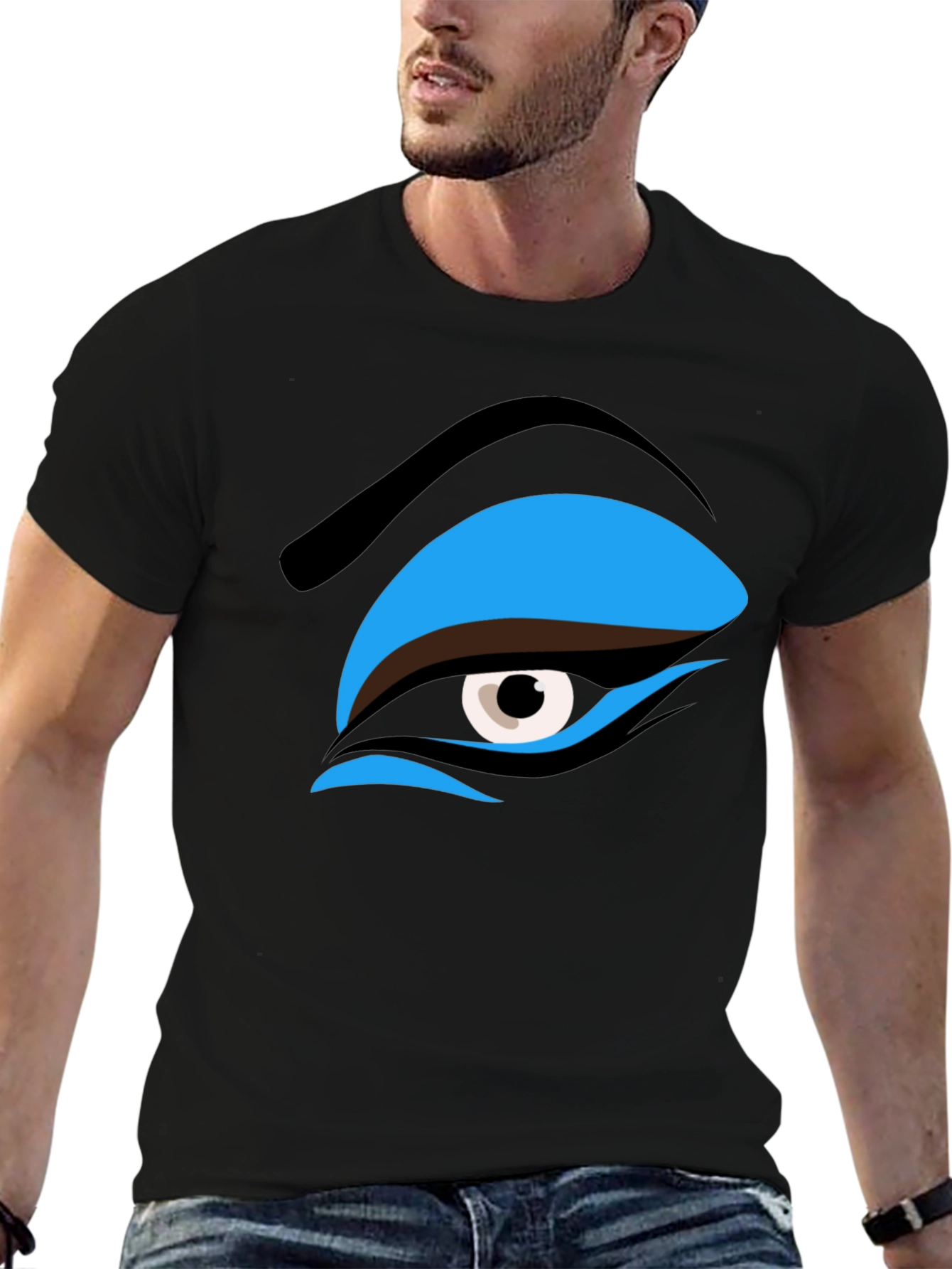 Eye Graphic T-Shirt - Bold Artistic Statement Tee