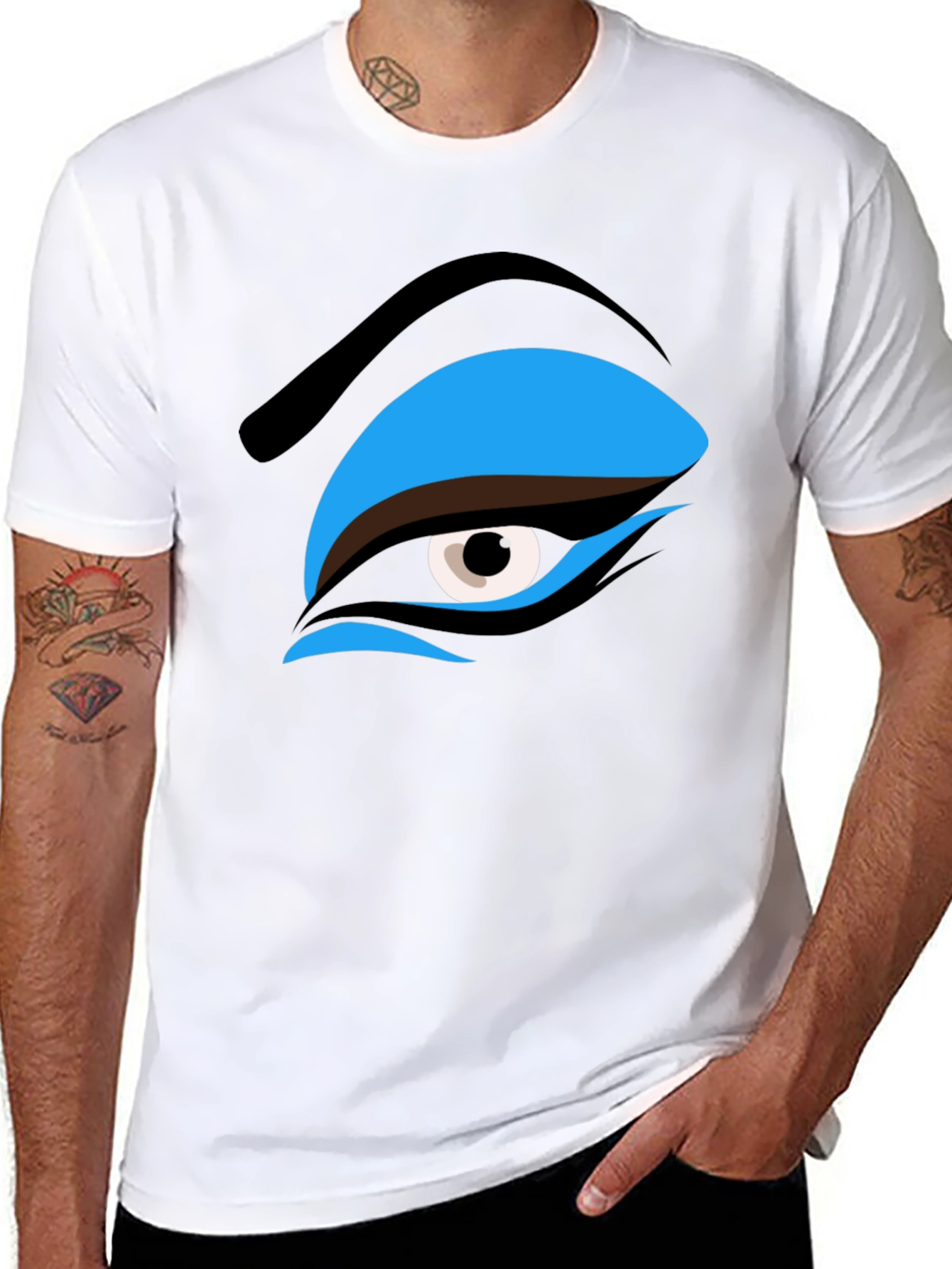 Eye Graphic T-Shirt - Bold Artistic Statement Tee