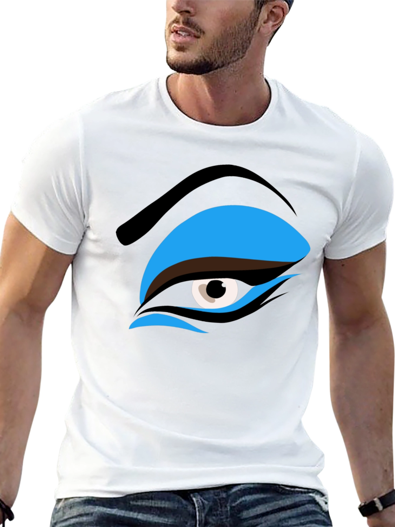 Eye Graphic T-Shirt - Bold Artistic Statement Tee
