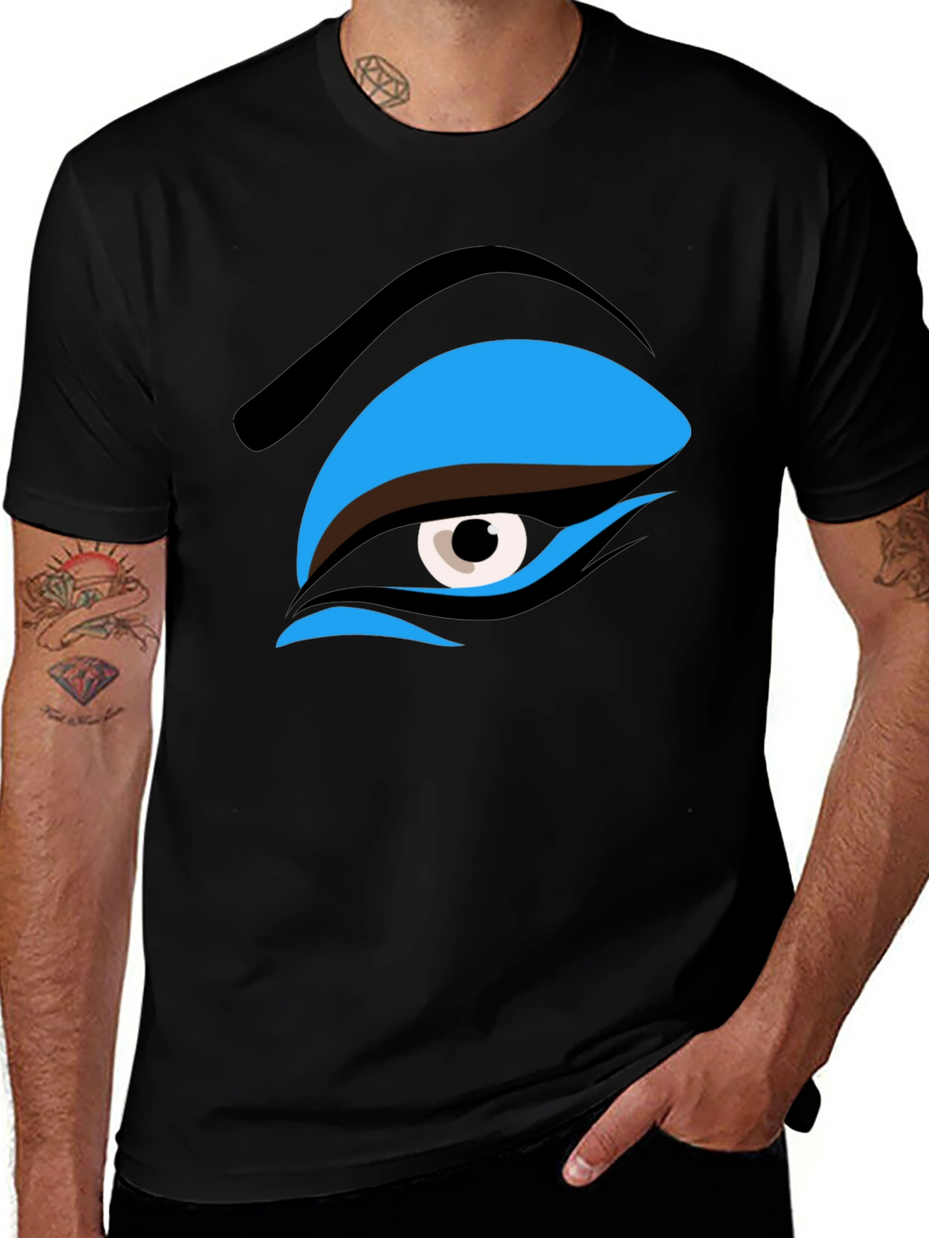 Eye Graphic T-Shirt - Bold Artistic Statement Tee
