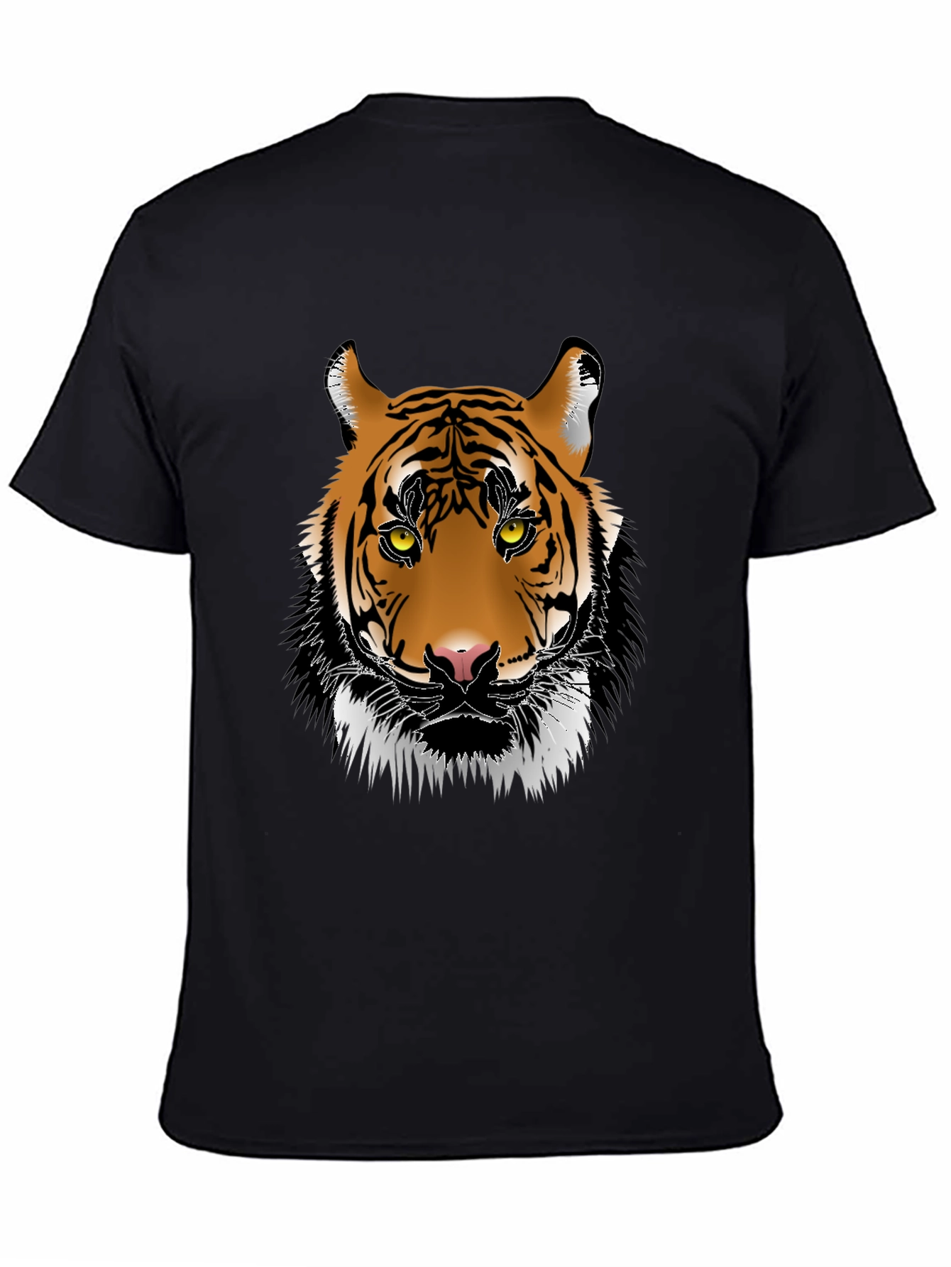 Tiger Graphic Tee - Mens Black T-Shirt