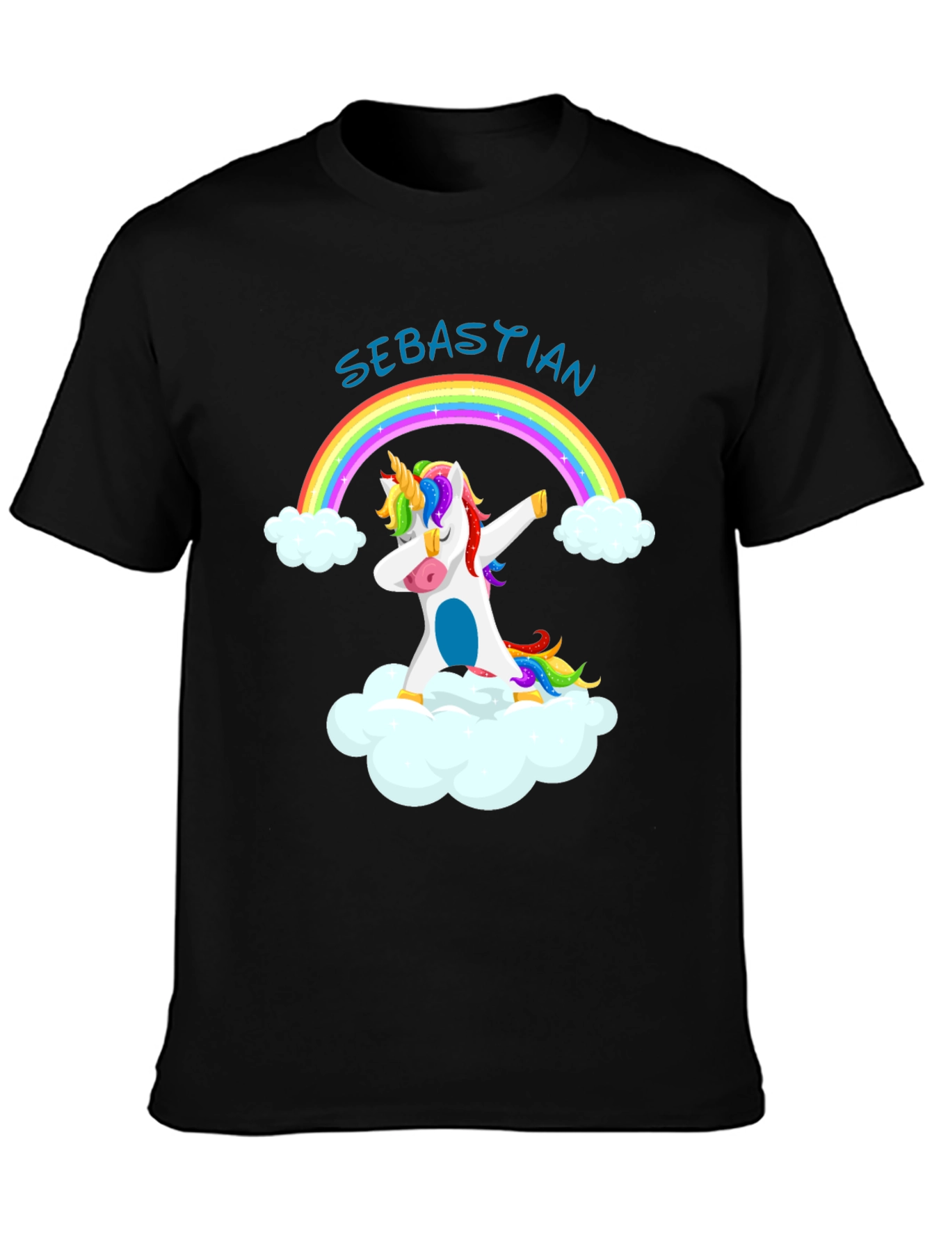 Unicorn Rainbow Dab T-Shirt - Sebastian