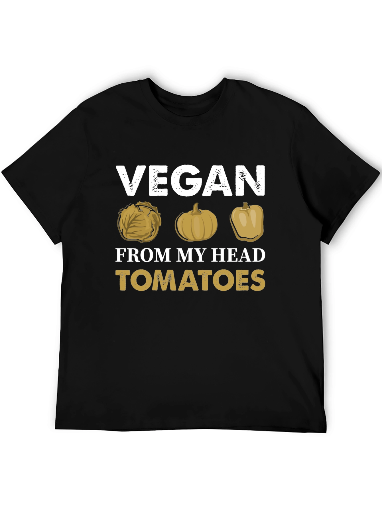 Vegan Humor Graphic Tee - No Tomatoes!