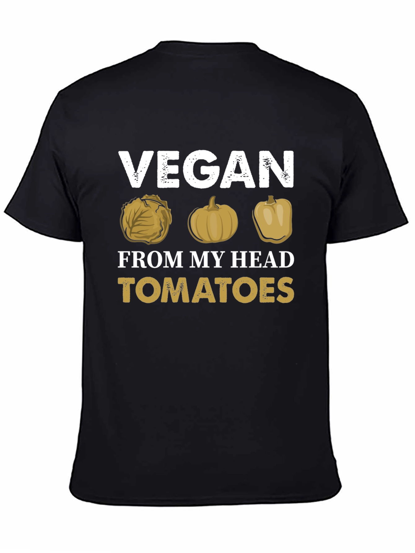 Vegan Humor Graphic Tee - No Tomatoes!