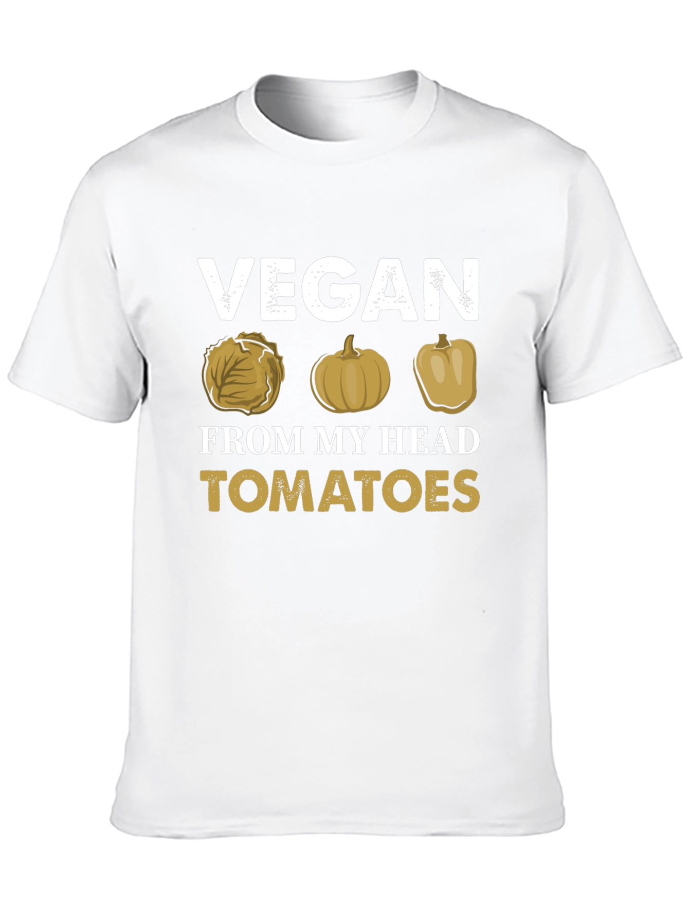 Vegan Humor Graphic Tee - No Tomatoes!