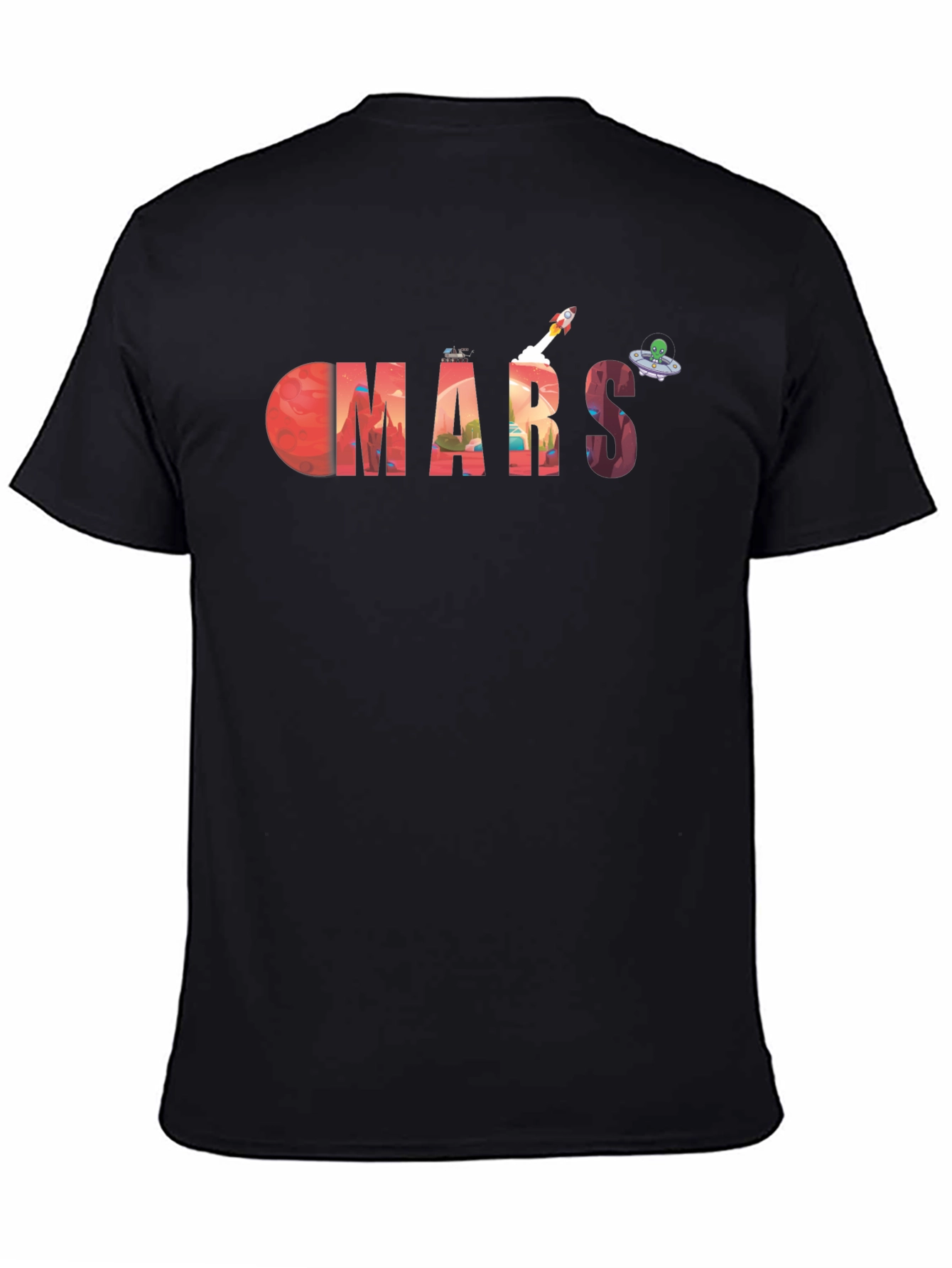 Mars Graphic Tee - Space Exploration T-Shirt