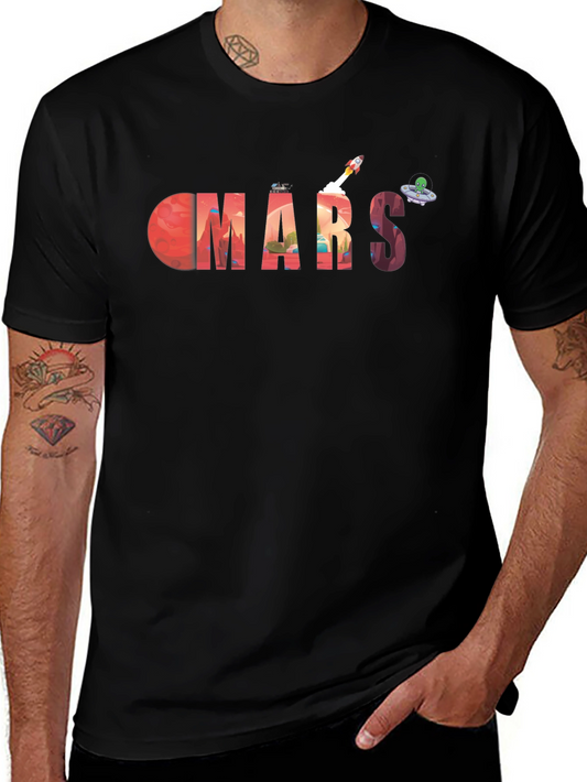 Mars Graphic Tee - Space Exploration T-Shirt