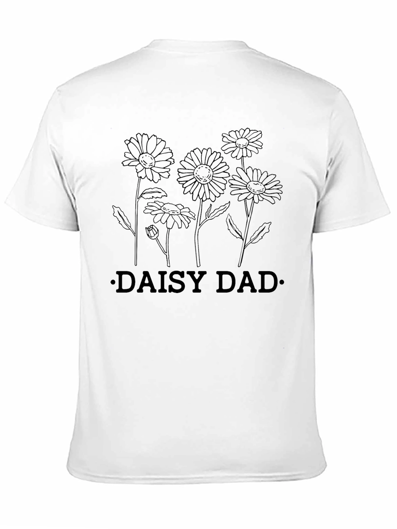 Daisy Dad Graphic T-Shirt - Black