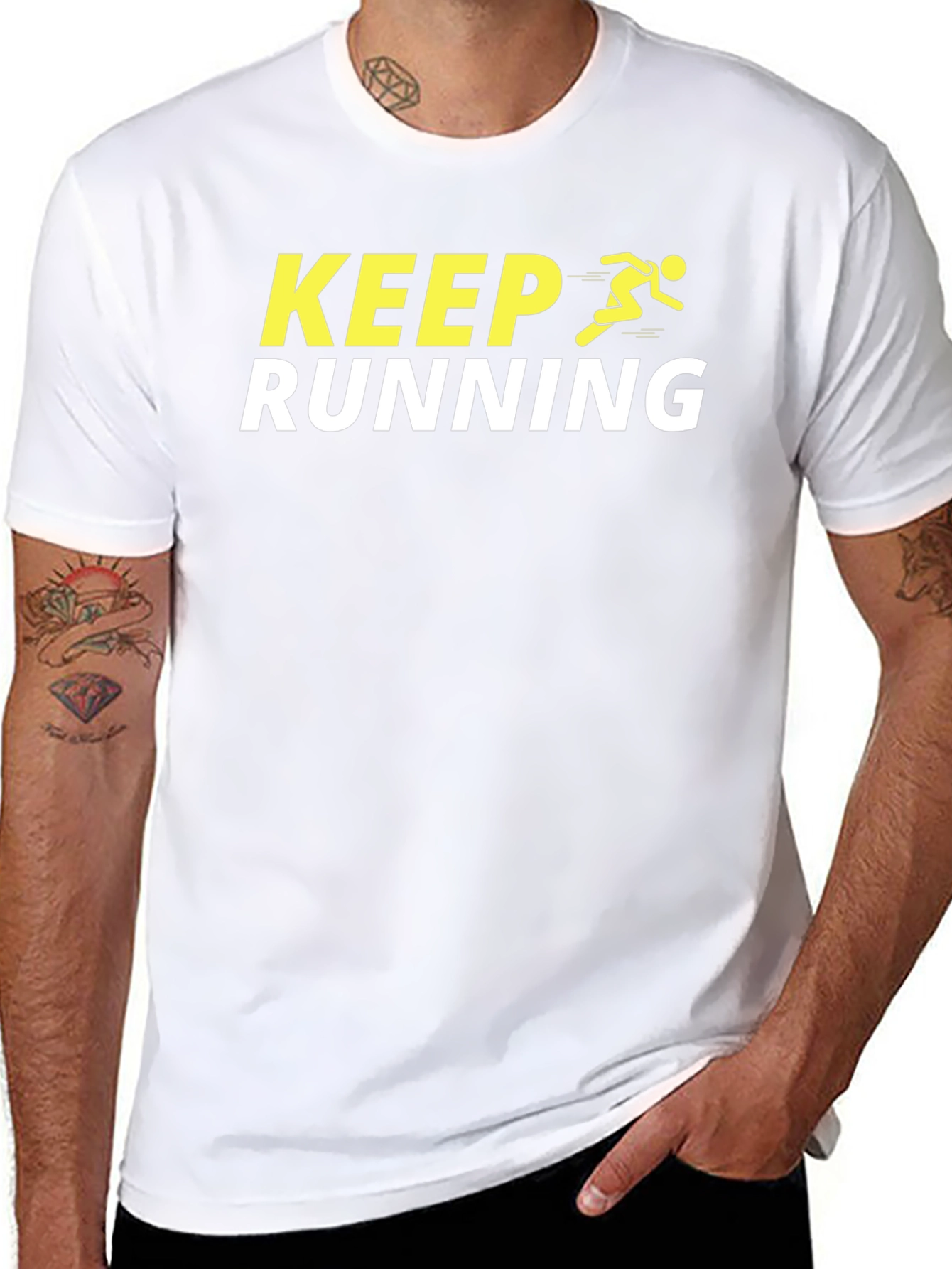 Keep Running Graphic Tee