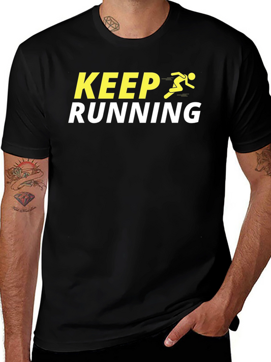 Keep Running Graphic Tee