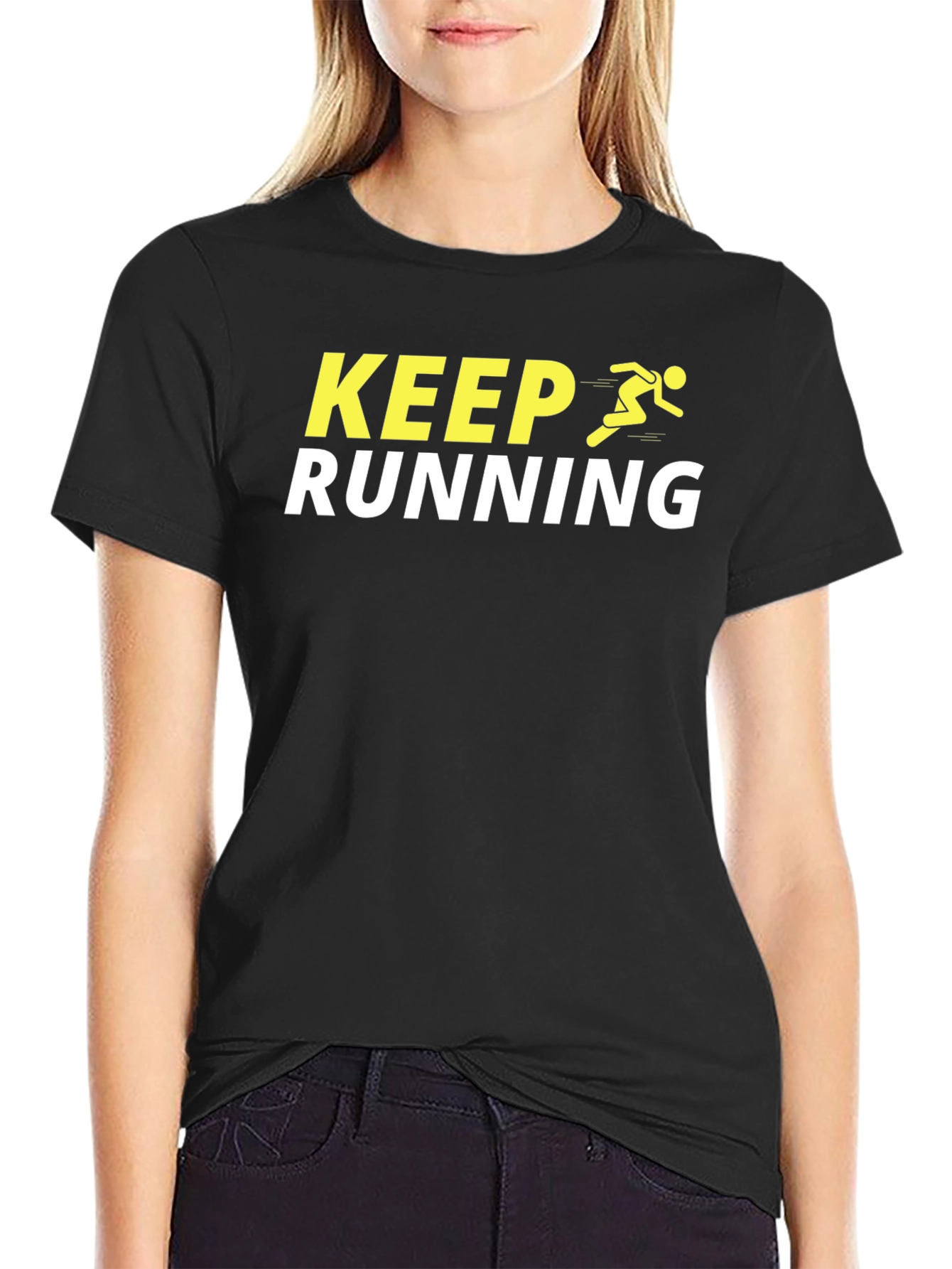 Keep Running Graphic Tee