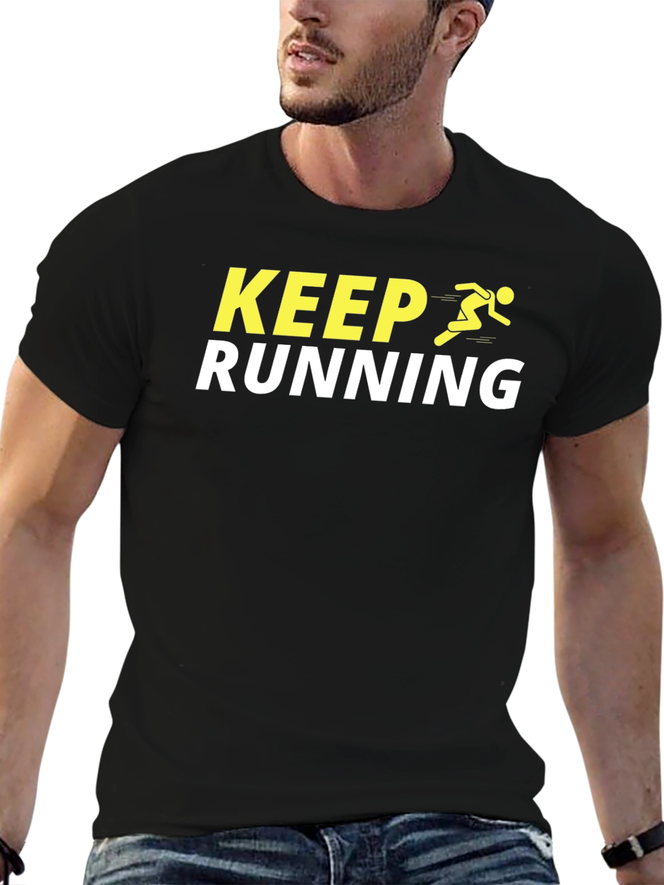Keep Running Graphic Tee