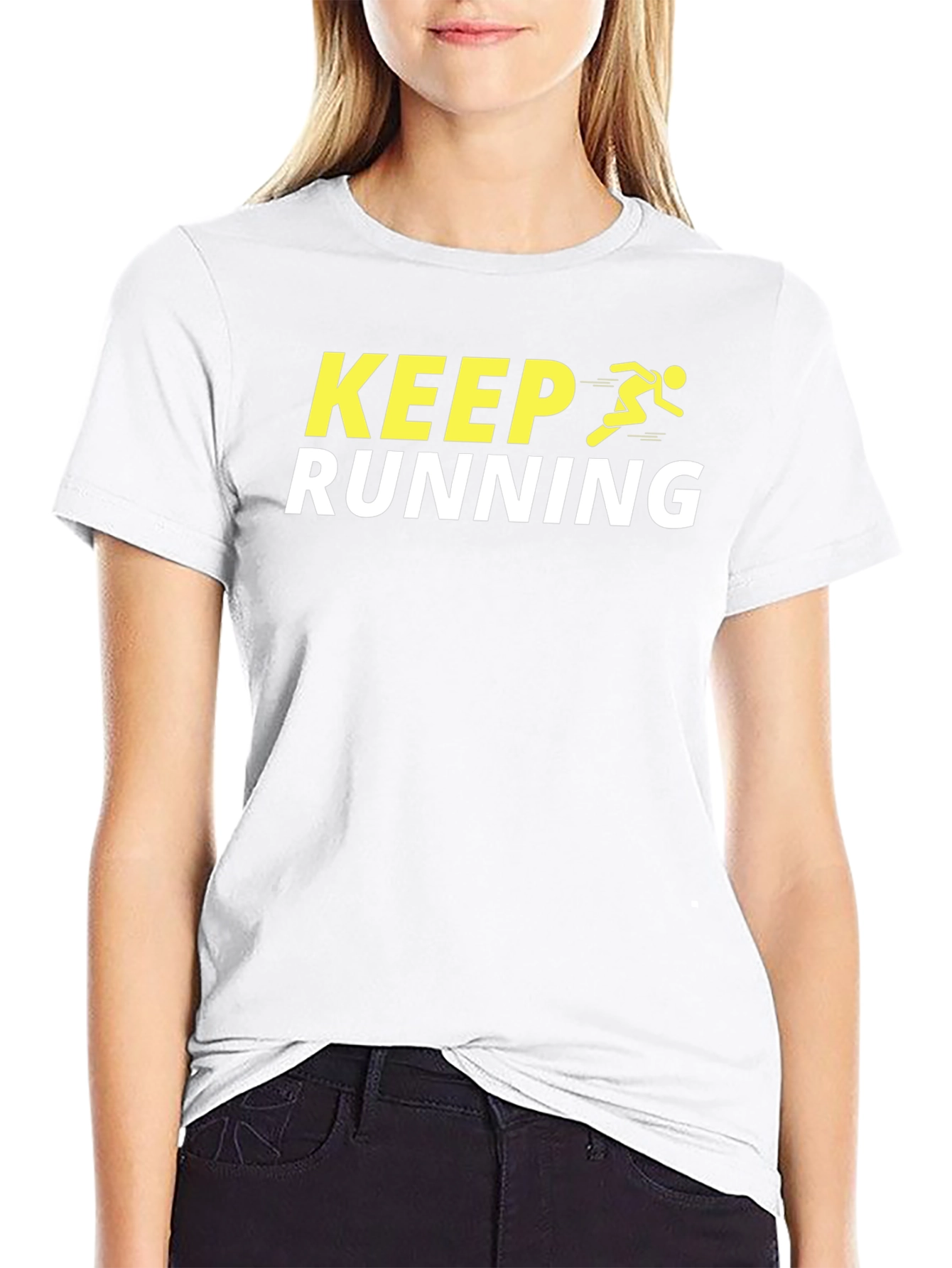 Keep Running Graphic Tee