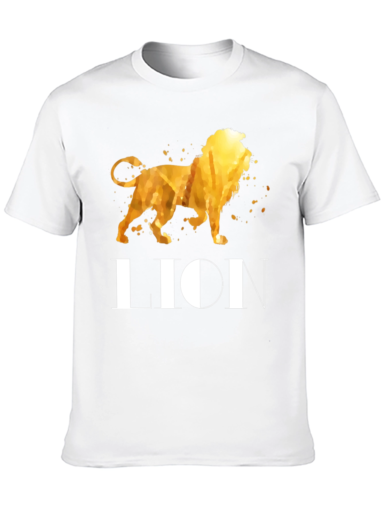 Lion Graphic Black T-Shirt