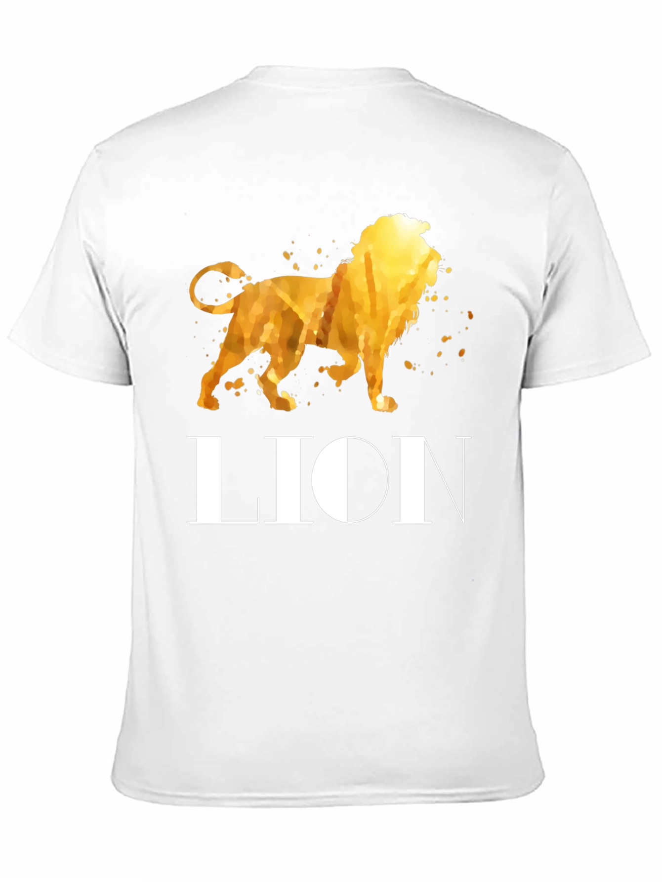 Lion Graphic Black T-Shirt