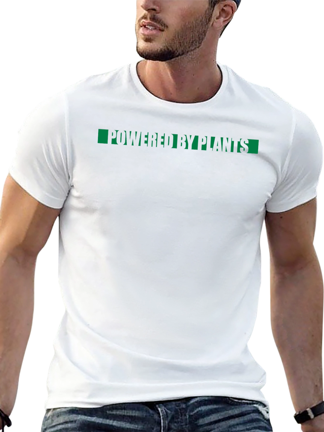 Powered By Plants Graphic Tee - Black