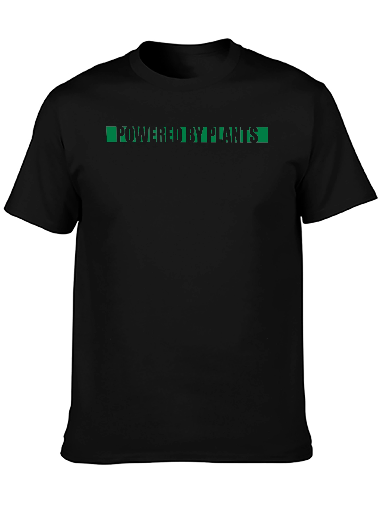 Powered By Plants Graphic Tee - Black