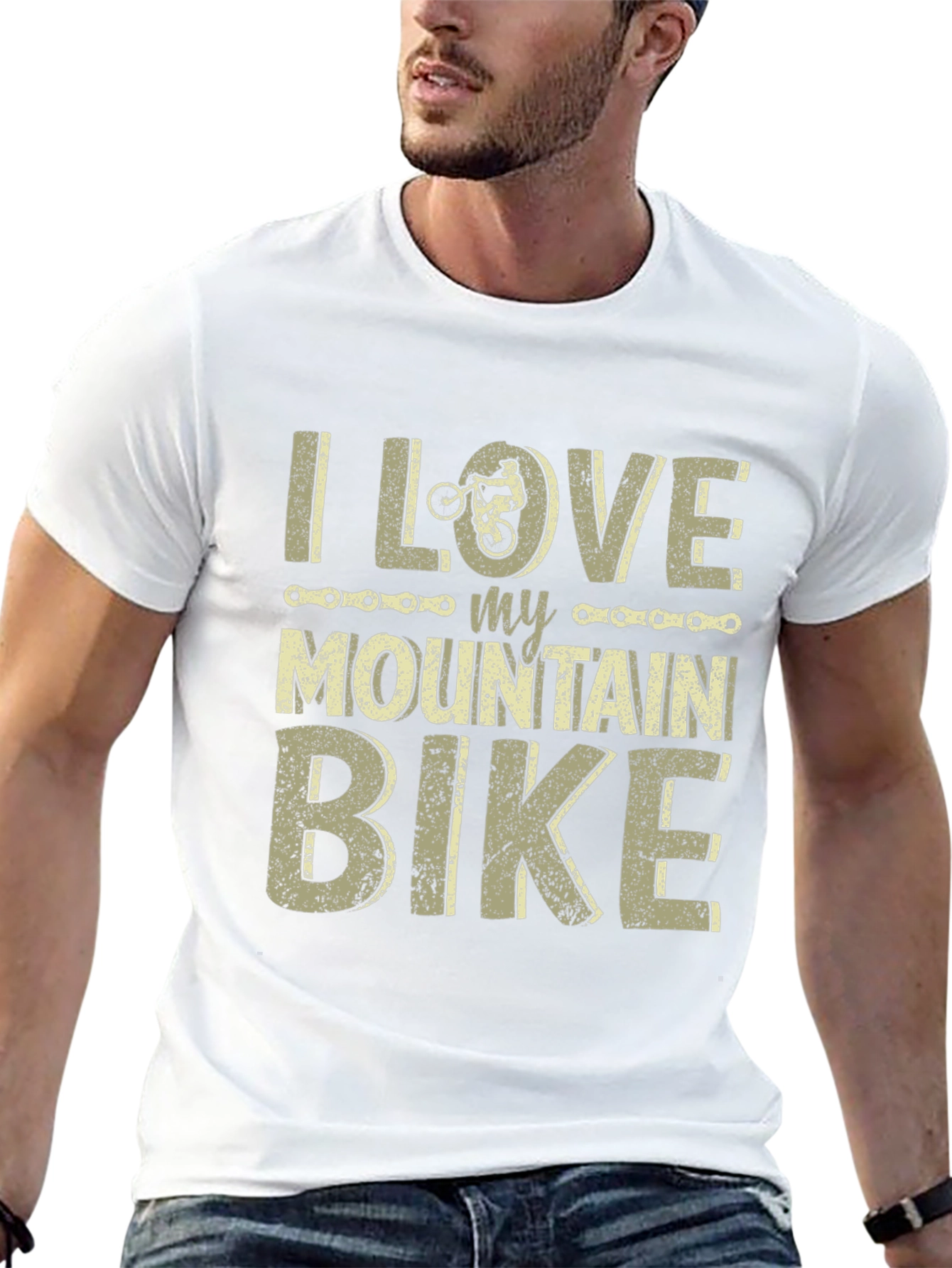 I Love My Mountain Bike Graphic Tee