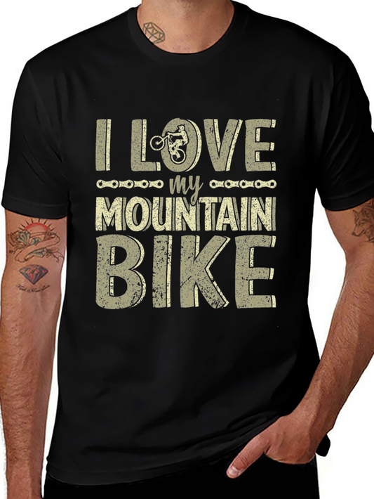 I Love My Mountain Bike Graphic Tee