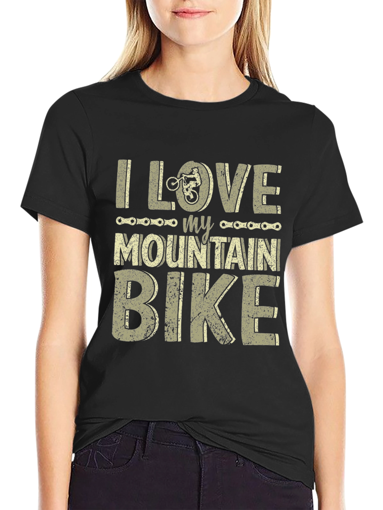 I Love My Mountain Bike Graphic Tee