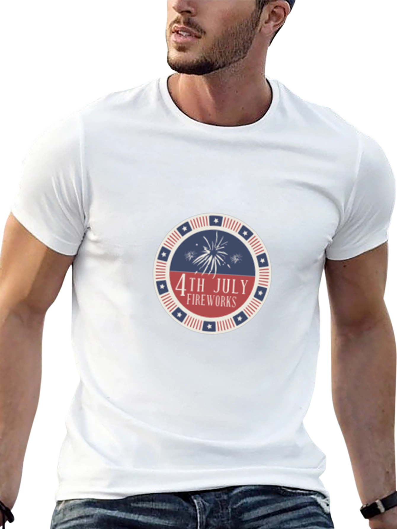 4th of July Fireworks Graphic Tee