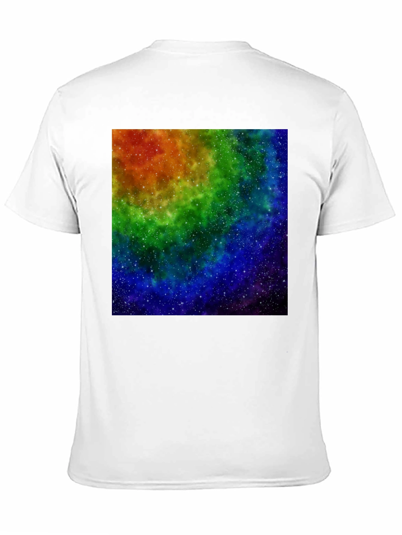Rainbow Galaxy Black T-Shirt