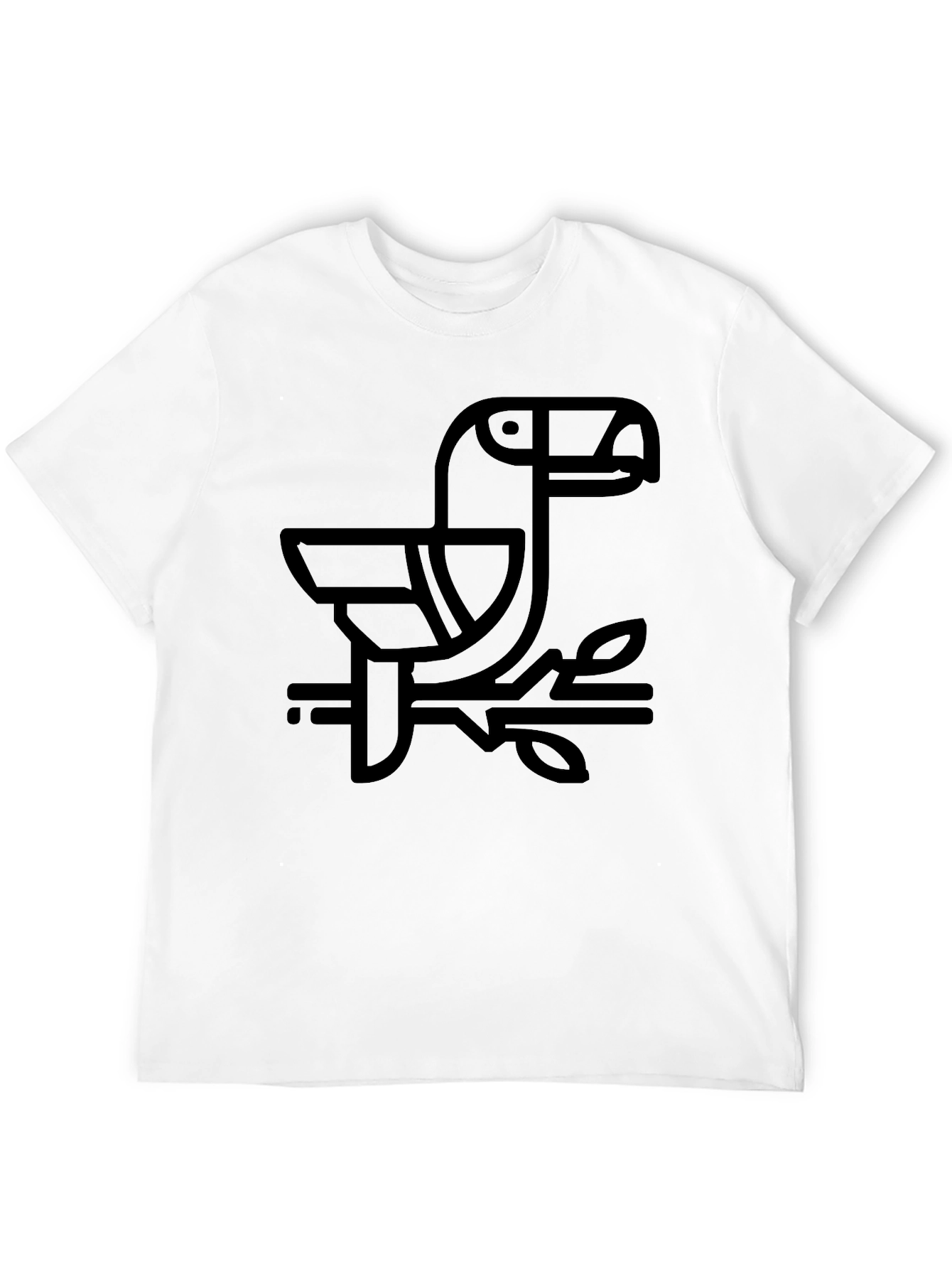 Modern Toucan Graphic Tee - Black