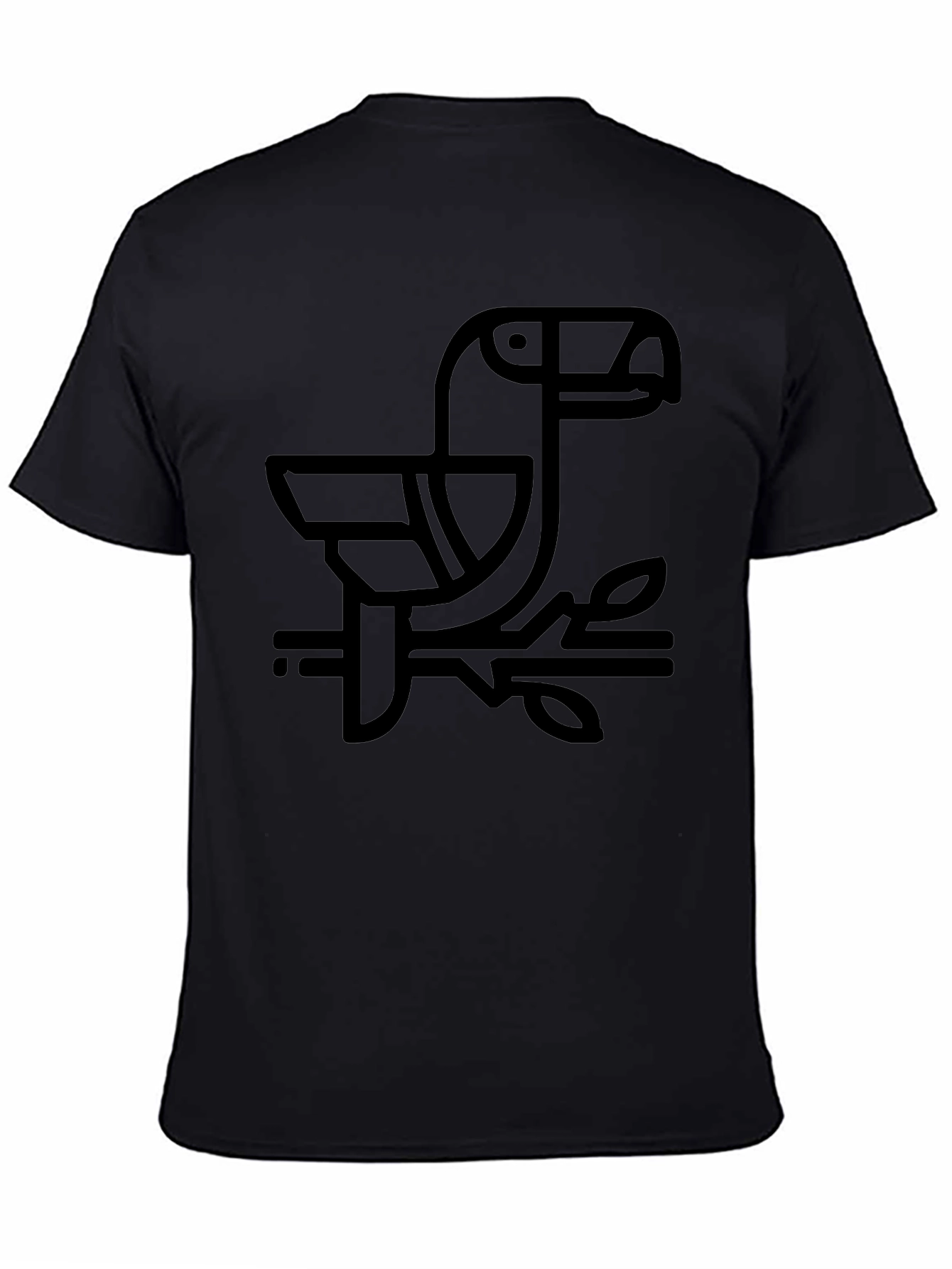 Modern Toucan Graphic Tee - Black