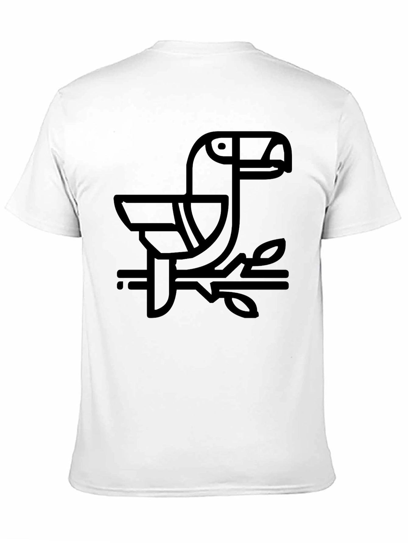 Modern Toucan Graphic Tee - Black