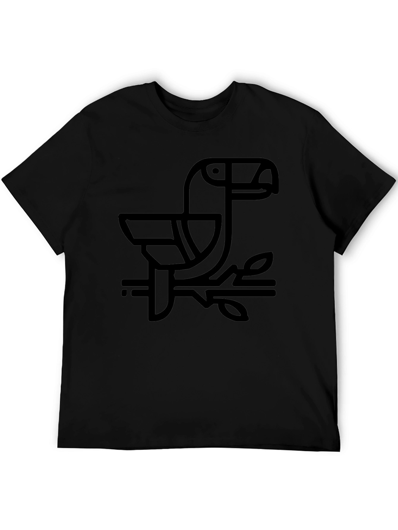Modern Toucan Graphic Tee - Black
