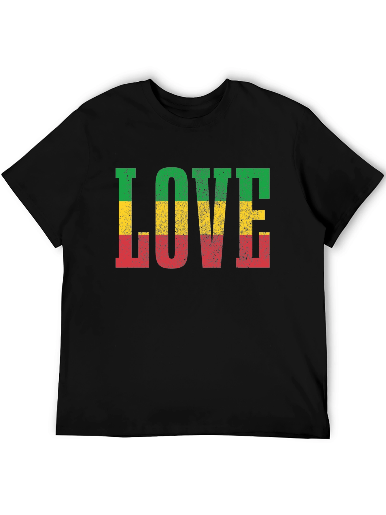 Rasta LOVE T-Shirt - Reggae Inspired Graphic Tee