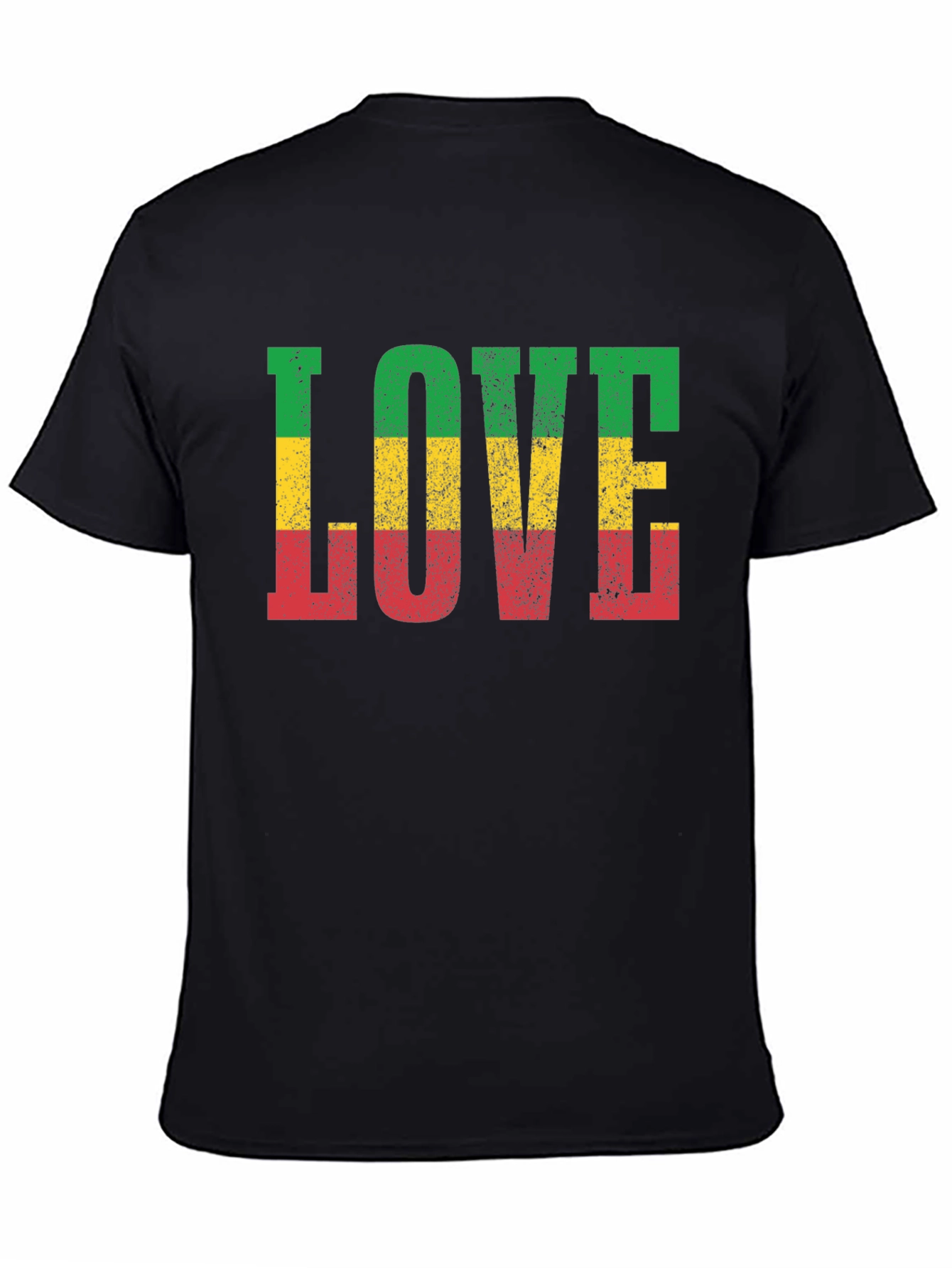 Rasta LOVE T-Shirt - Reggae Inspired Graphic Tee