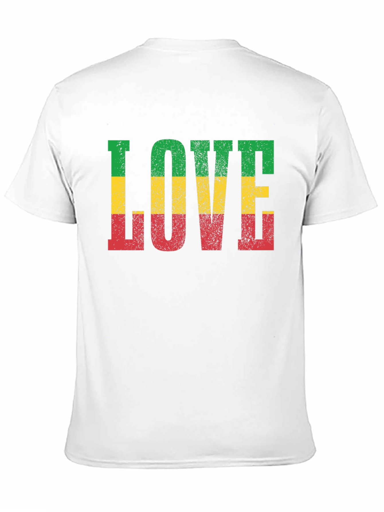 Rasta LOVE T-Shirt - Reggae Inspired Graphic Tee