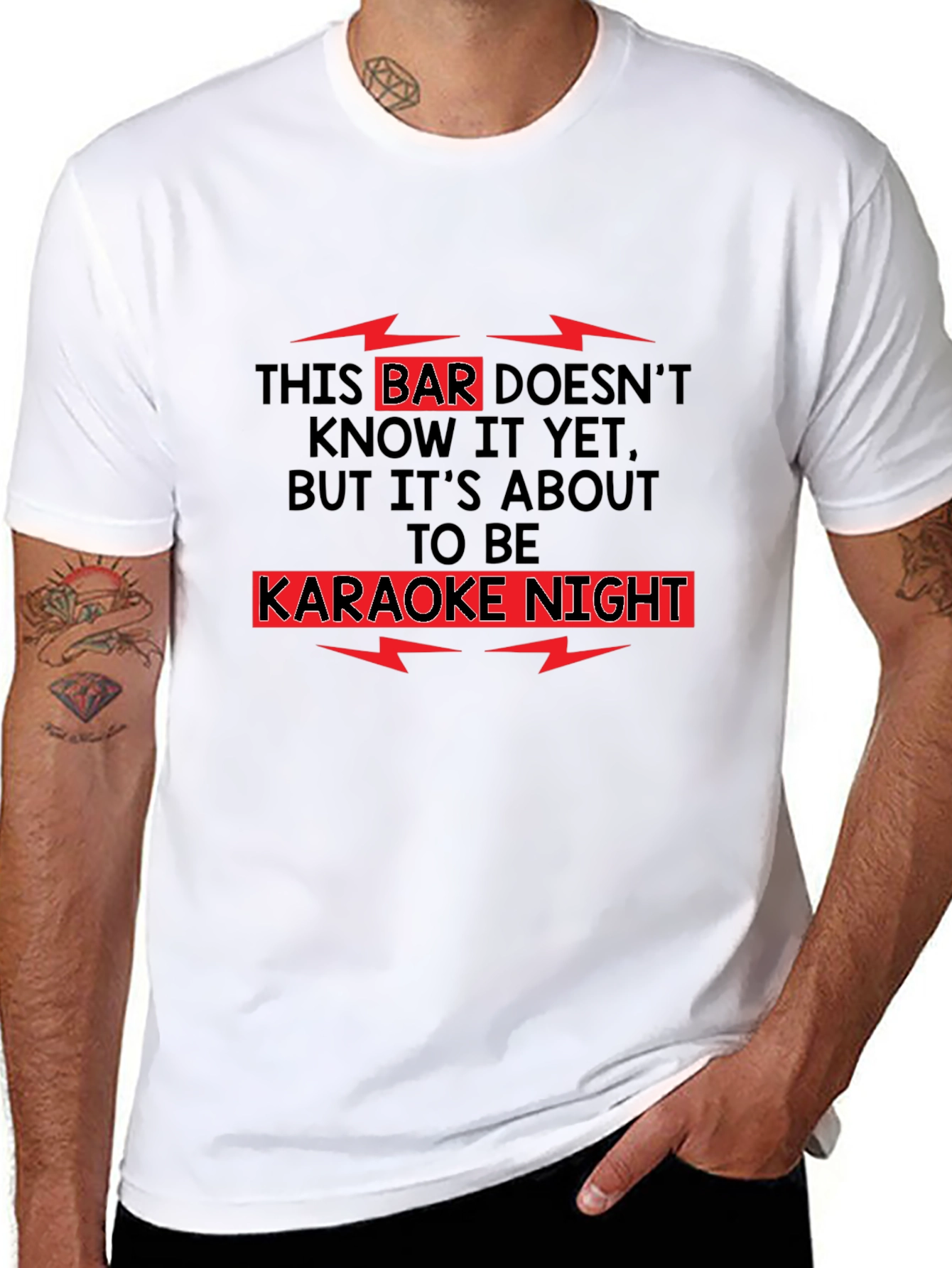 Karaoke Night T-Shirt - Bar Prank Tee